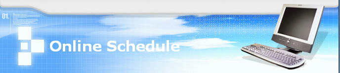 Online Schedule